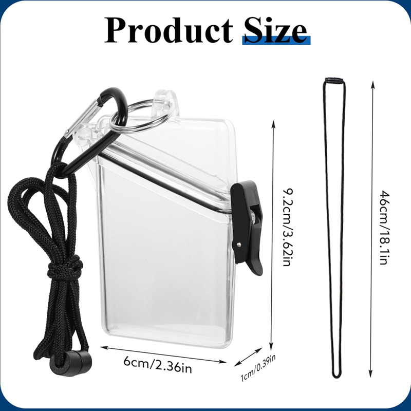 5 Paket Tempat Kartu ID Tahan  - Lanyard Badge Holder ulasan dan harga