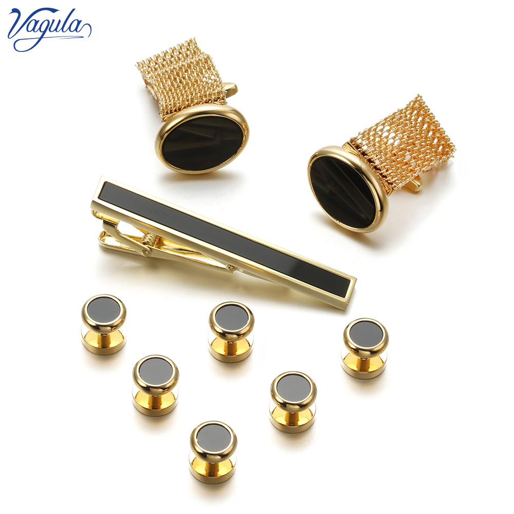 VAGULA Baru 9 Buah Manset Dasi - Tie Bar Set Gift ulasan dan harga
