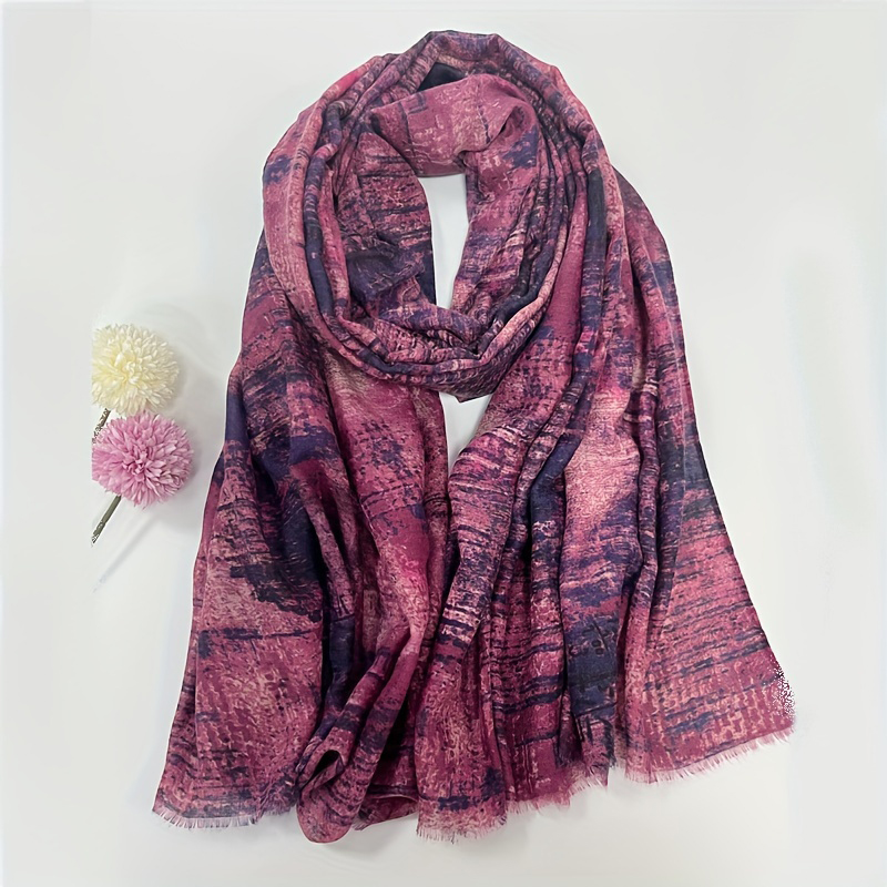 Syal merek mewah syal katun Re - Pashmina Wrap Large ulasan dan harga
