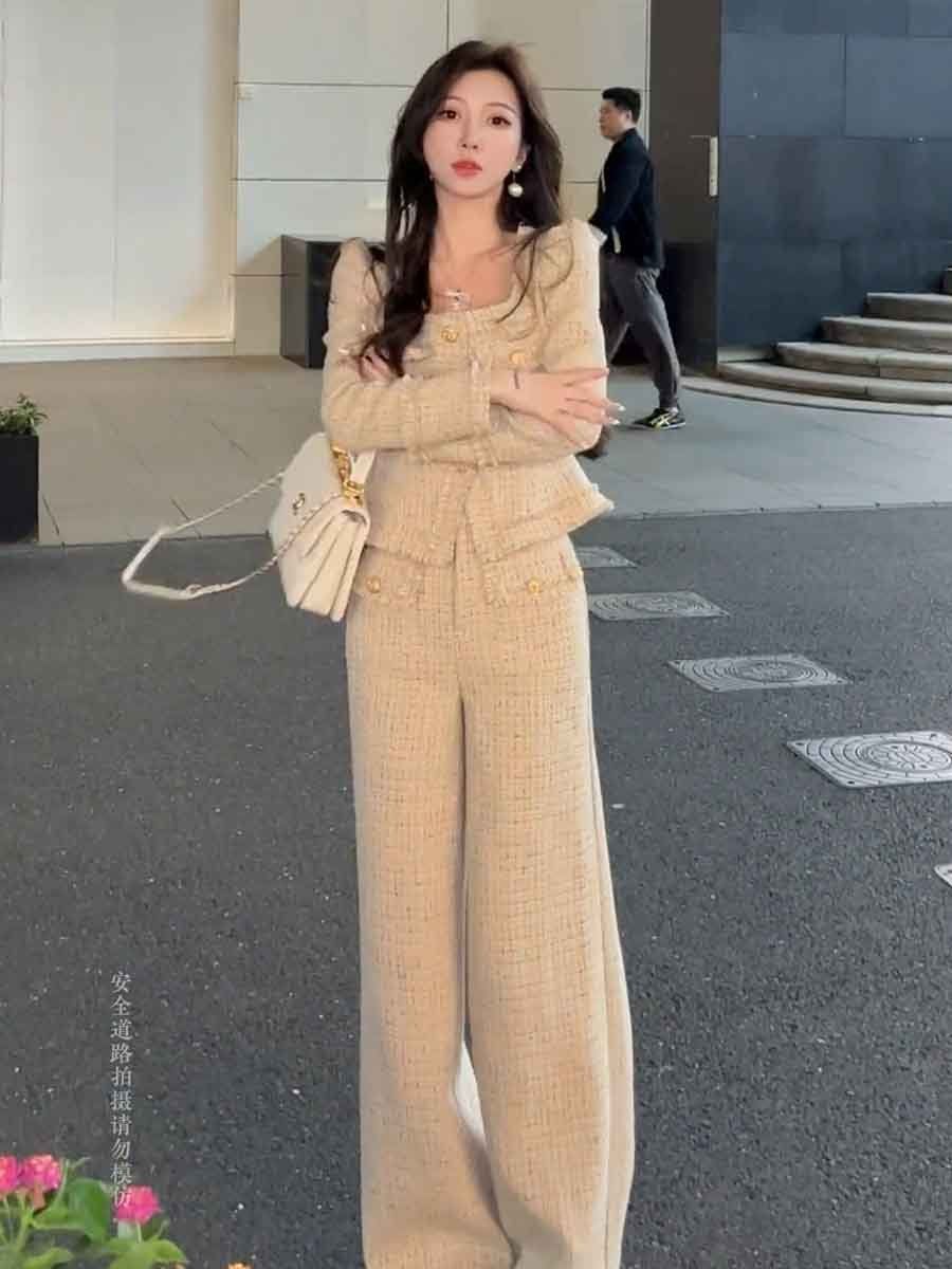 Mantel lengan panjang wanita,  - Pocket Square Set ulasan dan harga