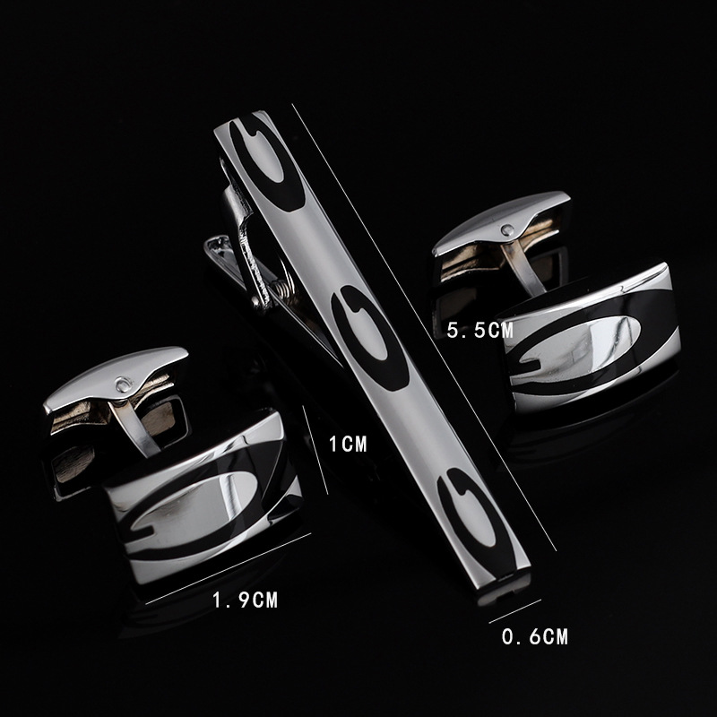 Dasi Pria Klip Manset Set Keme - Tie Bar Set Gift ulasan dan harga