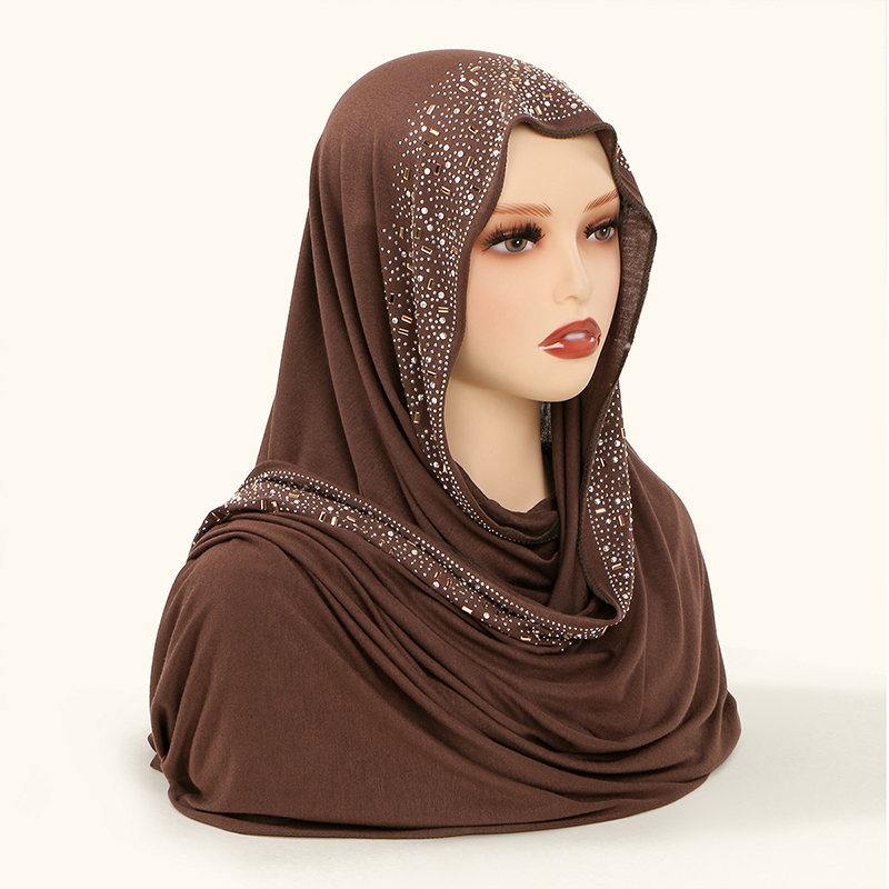 Hijab Pashmina Katun Ramadan M - Bandana Cotton ulasan dan harga