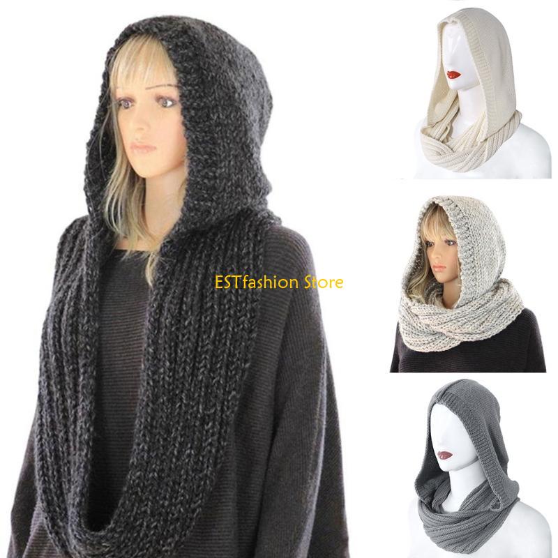 Y5GC Tudung Rajut Musim Dingin - Infinity Scarf Knit ulasan dan harga