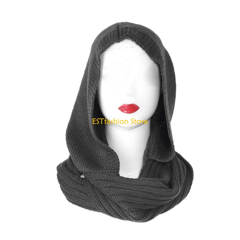 Y5GC Tudung Rajut Musim Dingin - Infinity Scarf Knit ulasan dan harga