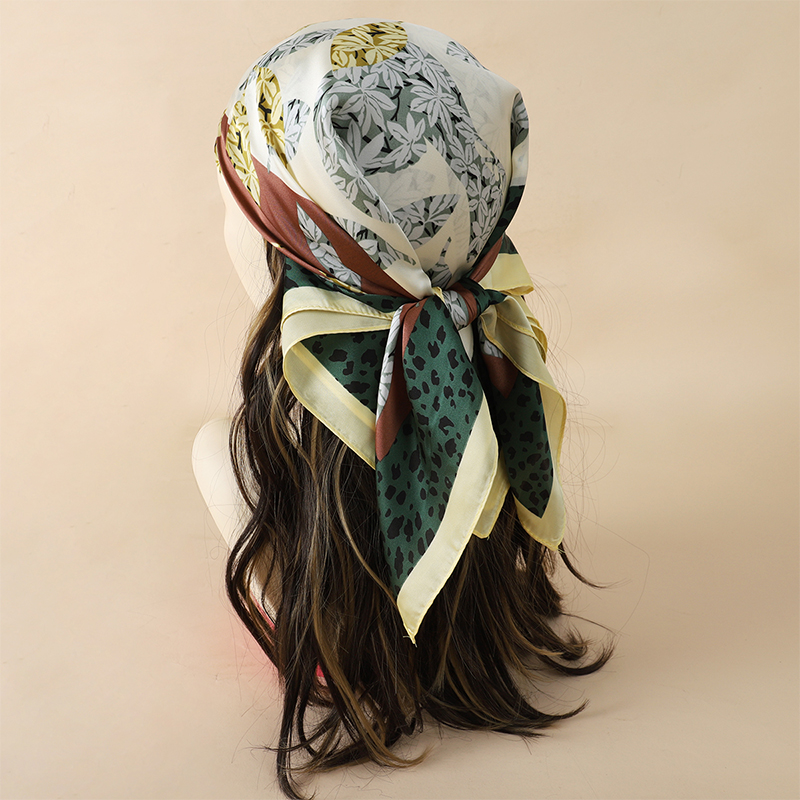 70X70Cm Syal Wanita Sutra Pera - Face Scarf Mask ulasan dan harga