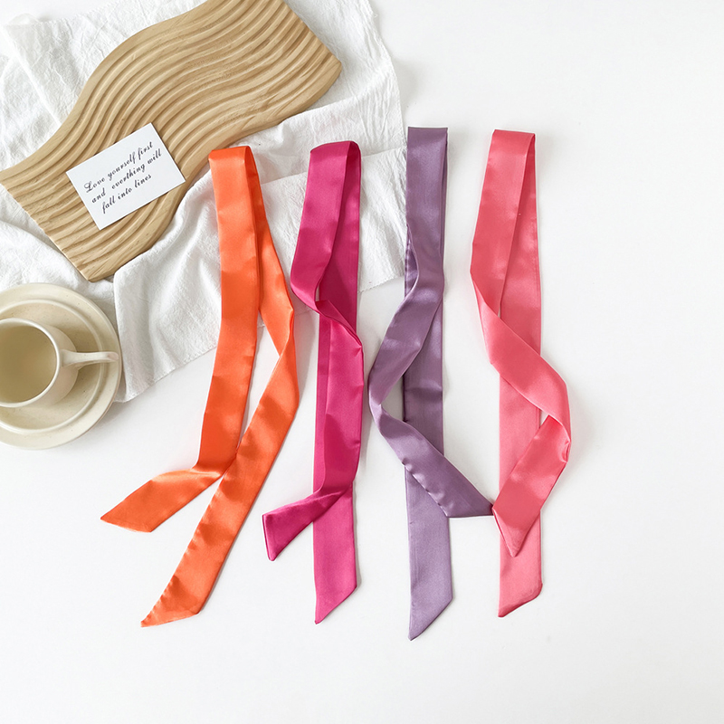 Syal Sempit Sutra Satin 4X100C - Silk Neck Scarf ulasan dan harga