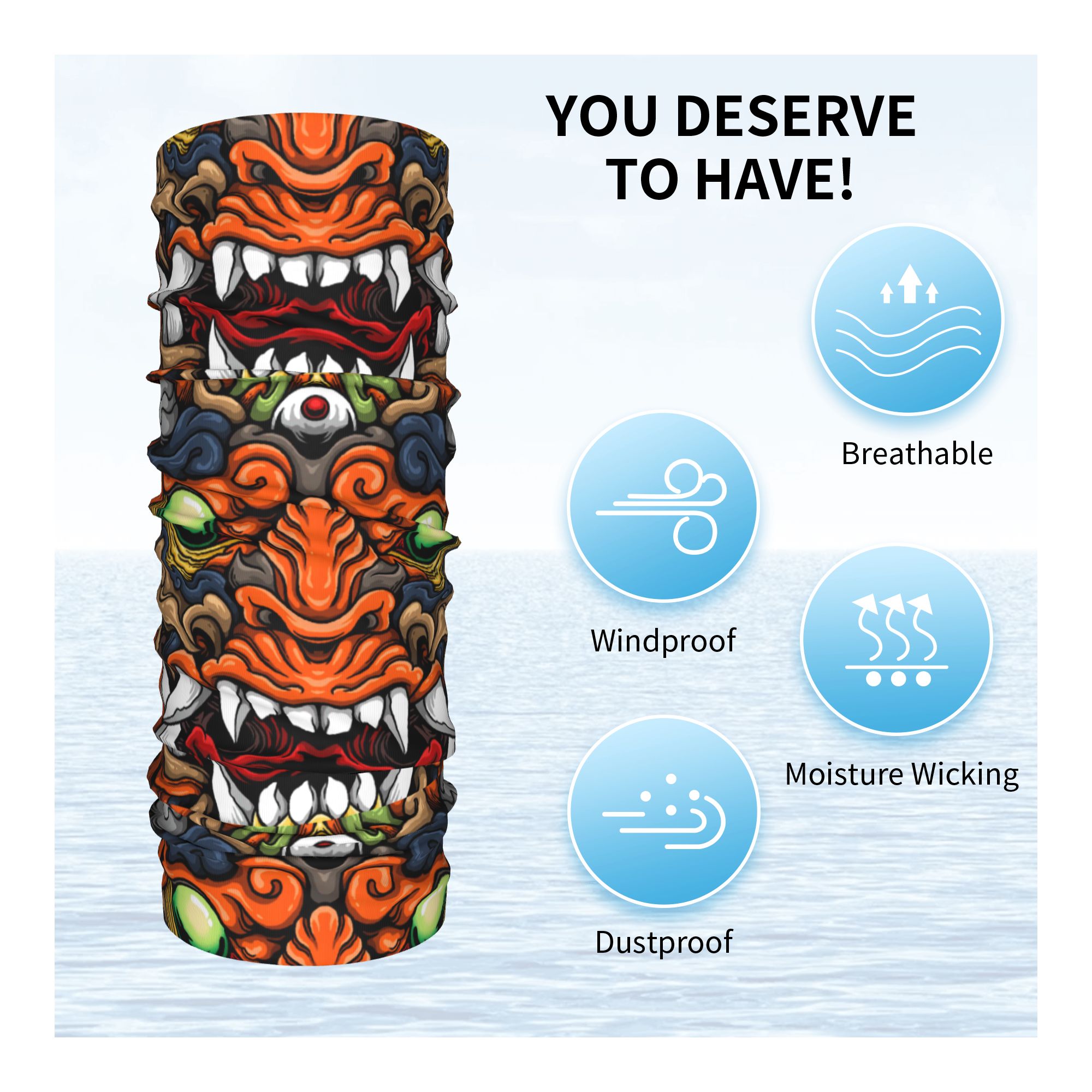 Penutup Kepala Musim Dingin Mo - Neck Warmer Tube ulasan dan harga