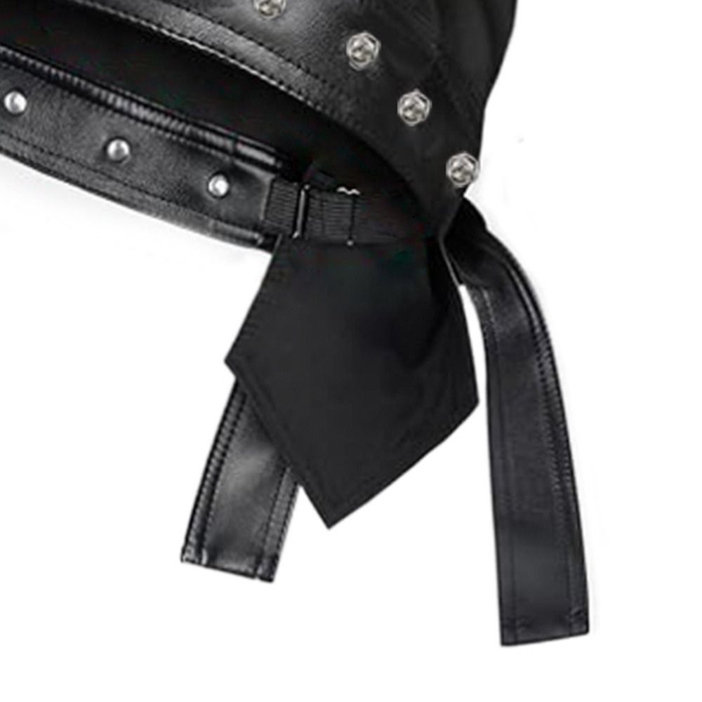 Topi Biker Kulit PU Hitam Baru - Bandana Doo Rag ulasan dan harga