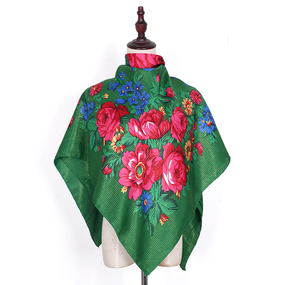 110*110cm emas kawat keperakan - Bandana Cotton ulasan dan harga