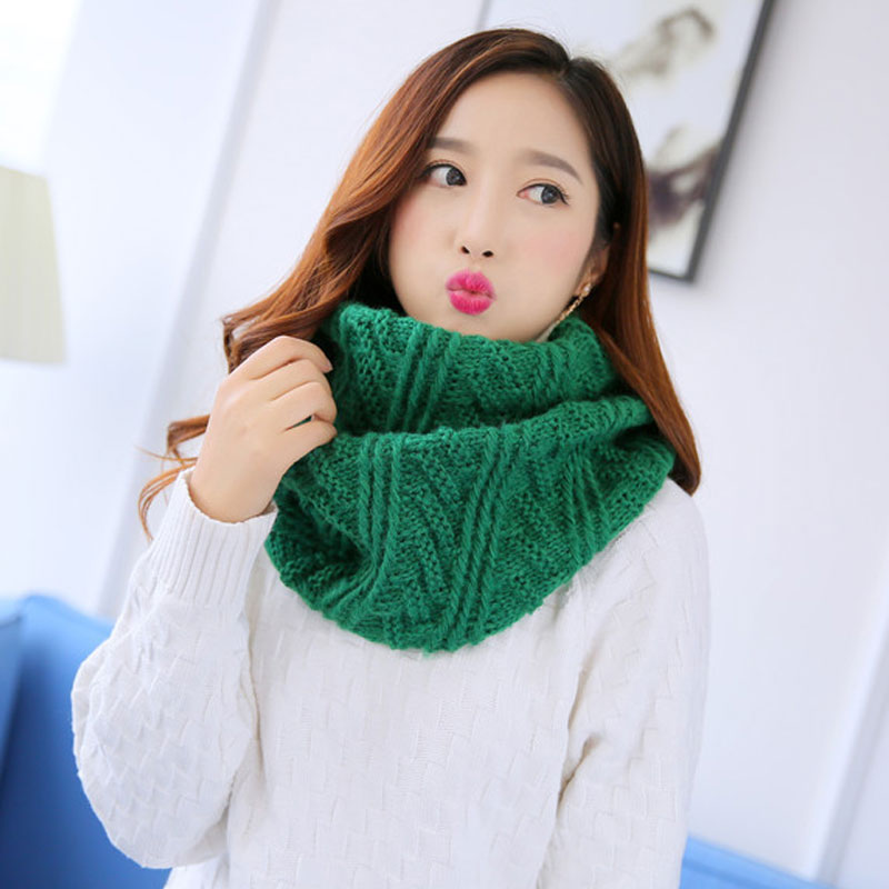 Syal rajut Chunky lembut unise - Infinity Scarf Knit ulasan dan harga