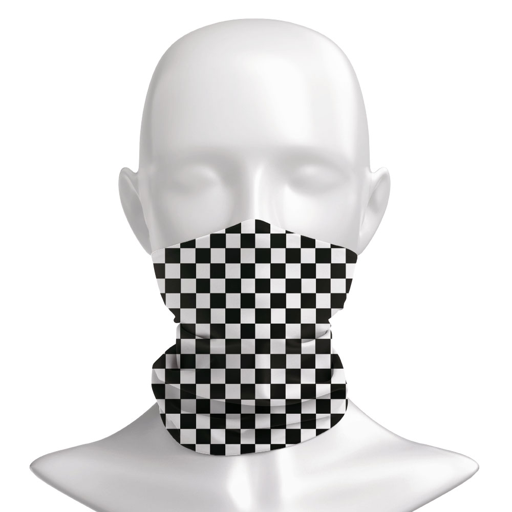 Bandana motif kotak-kotak, Ban - Neck Warmer Tube ulasan dan harga