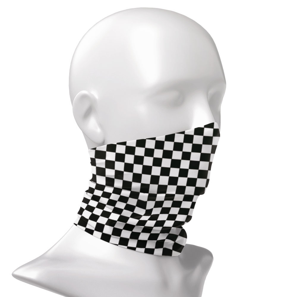 Bandana motif kotak-kotak, Ban - Neck Warmer Tube ulasan dan harga